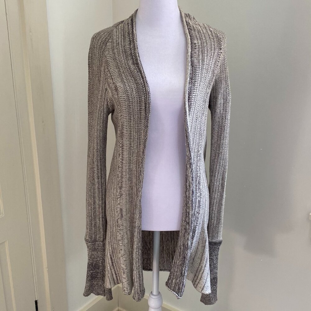 Women's Goddis Sweater, Dark Charcoal/"Luna Black" and Cream, Size S/M